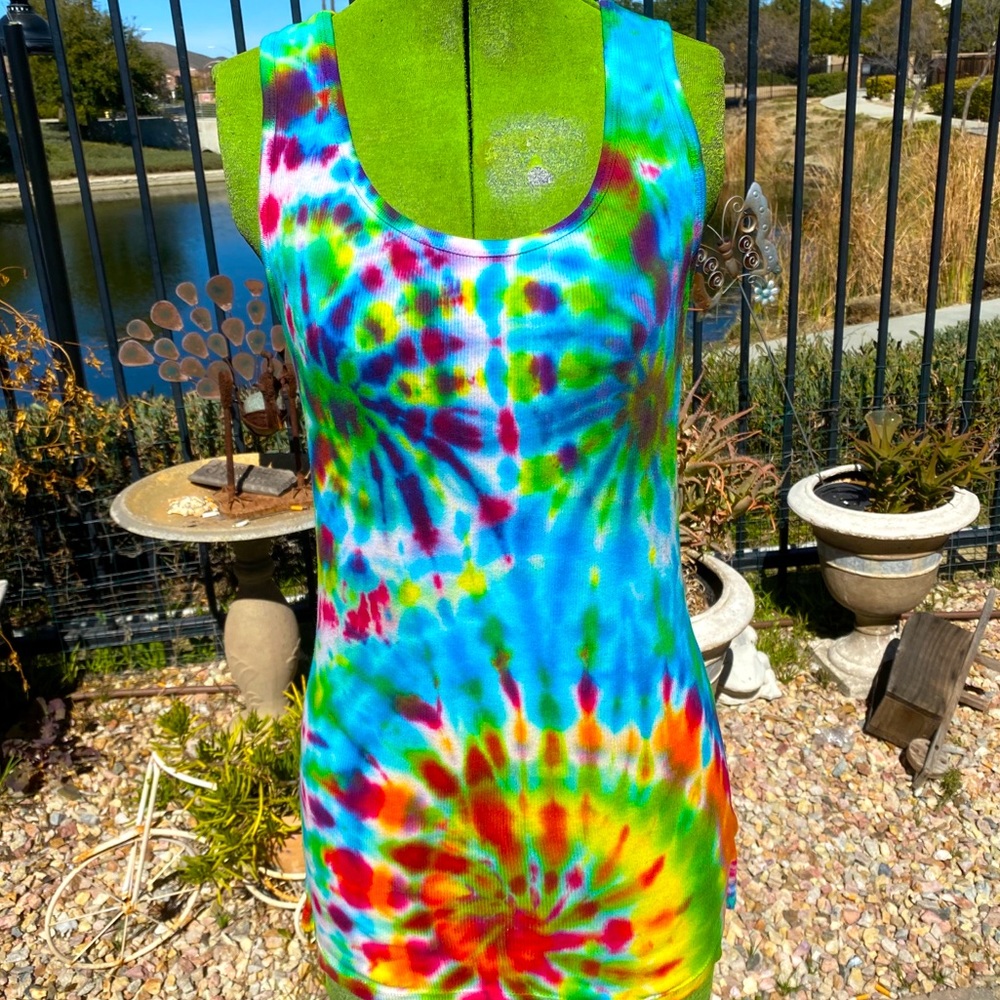 ❗️Custom Tie Dye❗️🌈 Tank Top